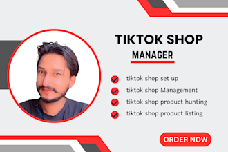 set up tiktok shop seller center ,  virtual assistant