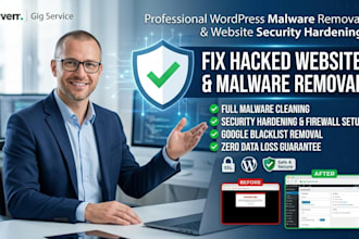 fix your hacked wordpress site, remove malware, and harden security