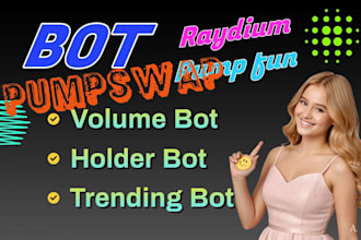 make volume bot trading bot on solana,  pumpfun, pumpswap, meteora, launchlab