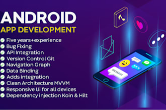 develop mobile apps or be your android developer