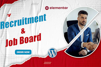 build a responsive job portal or job board website