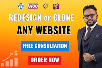 clone or redesign any ecommerce website using woocommerce