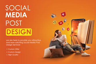 design attractive social media post design