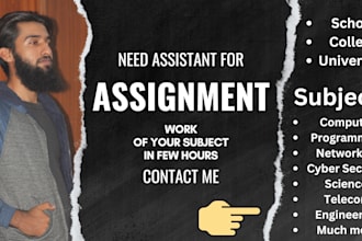 provide assistance for your assignment work