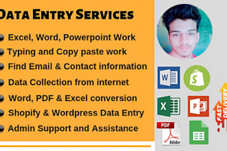 be your online VA, admin work, file conversion, VA tasks