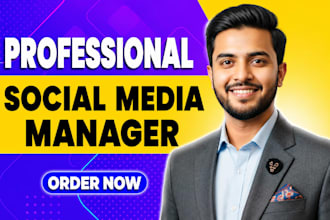 be your content creator, social media manager for facebook instragram marketing