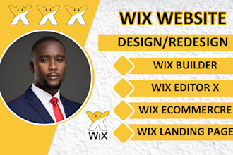 wix website design redesign landing page wix editor x wix customization seo