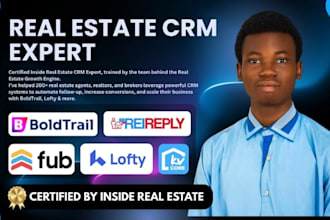 setup lofty, boldtrail, kvcore, follow up boss, rei reply, real estate website