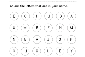 design worksheets for preschool and early elementary levels