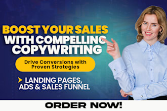 do high converting landing page copywriting and sales page copywriting