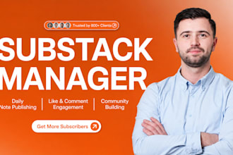 manage and promote your substack