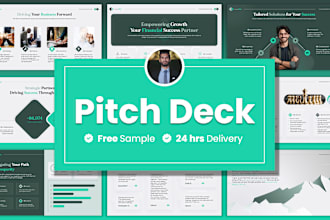 design investor pitch deck for business and startups