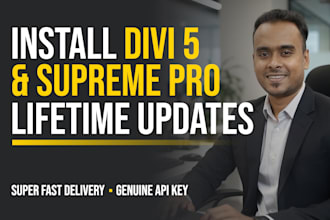 install divi 5, supreme pro with lifetime updates