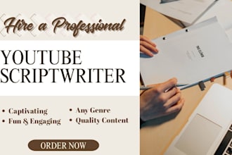 write your youtube video script