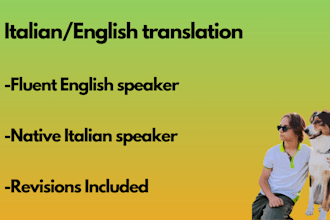 translate your italian text to english and viceversa
