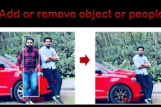 add or remove unwanted objects, people from your images
