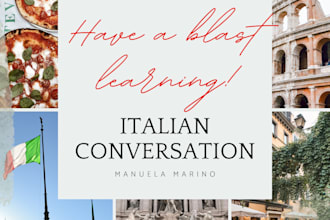 have a conversation with you in italian