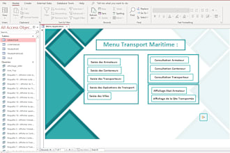 help you in ms access database, queries and forms