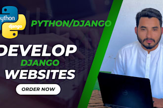 do django, python, react js websites as a full stack developer