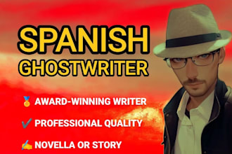 write your stunning fantasy novel in spanish without ai