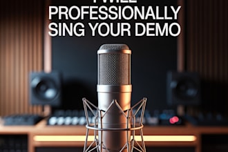 professionally sing your demo