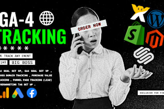 fix or setup ga4 ecommerce tracking, and conversion tracking with GTM