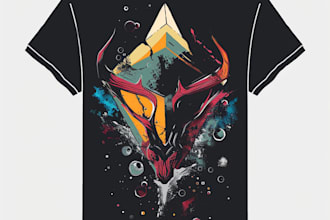 create creative typography tshirt design and graphic design