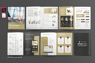 design professional white paper for you