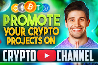promote your crypto, nft, meme project on my youtube channel