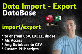 migrate and convert data from mysql, databases, ms access, CSV, excel
