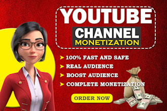 do organic youtube channel promotion and monetization