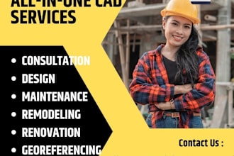 convert pdf, blue print, jpg, sketch into autocad, dwg, cad