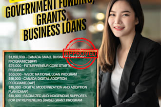 write approved business plan for grants or loans in canada