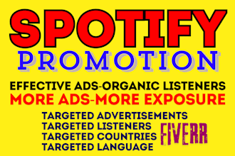 create effective ads to promote your spotify music