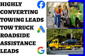 generate towing leads junk car tow truck leads roadside assistance leads
