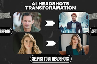 realistic headshots transformation selfies to ai photos any style