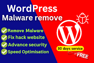 wordpress malware remove and recovery hack website