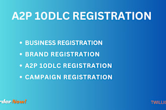 setup a2p 10dlc registration for twilio, gohighlevel