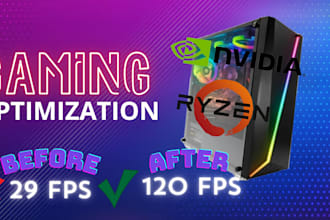 optimize and configure your PC, windows, games