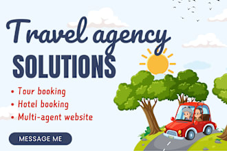 develop tour vacation travel website with booking option