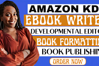 be your ebook writer book formatting for amazon KDP, amazon KDP book publishing