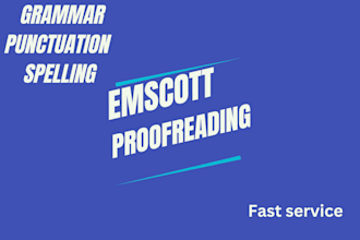 professionally proofread your fiction novel