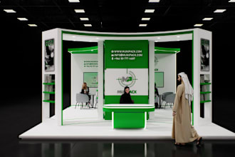 design exhibition event booth, kiosk, stand