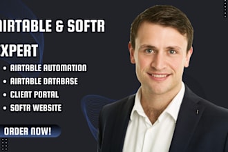 do softr webapp, softr airtable automation setup client portal softr