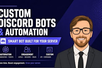 build your custom discord bot for automation and engagement