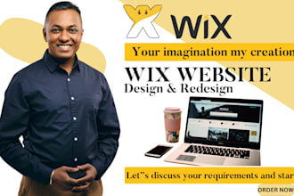 build wix website, redesign wix website design wix and wix ecommerce