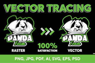 convert to vector, vector tracing, art, logo, illustration