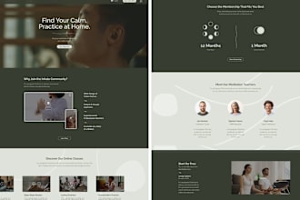 design  wix health and fitness website, nutrition website