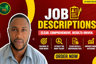 write compelling job descriptions to attract top talents