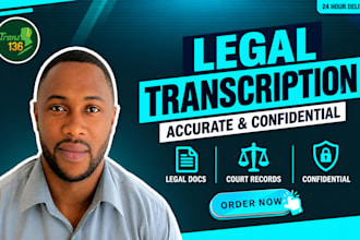 transcribe legal audio files court hearings and depositions